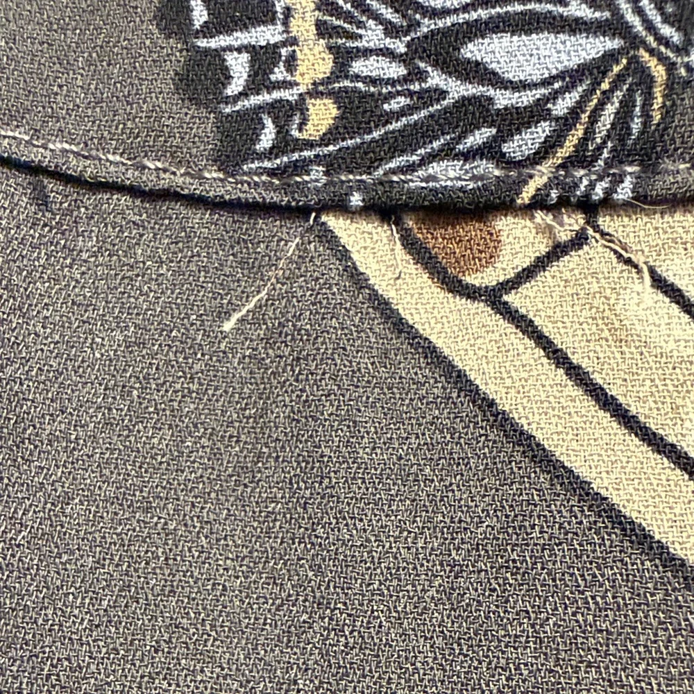 torrid Charcoal Butterfly Print Tunic with Cream and Brown Accents - Picture 5 of 7